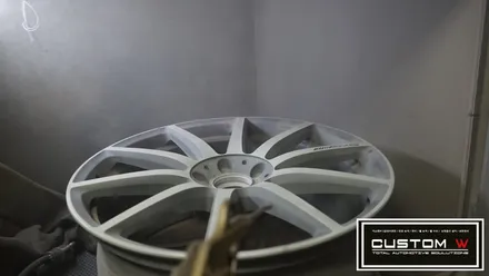 벤츠 C217 S63AMG 쿠페 맷블랙 휠도색, 레드 캘리퍼도색. / 용인 처인구