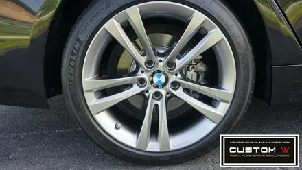 BMW 420d 그란쿠페 18인치 스포츠휠 휠 상처수리 후 고스트크롬 휠도색. / 용인 처인구