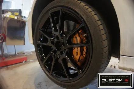 벤츠 C43AMG & E400쿠페 블랙유광 휠도색,캘리퍼도색.! / 용인 처인구