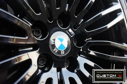 BMW G30 530i 664M 블랙유광(하이그로시 블랙) 휠도색 작업.! / 용인 처인구