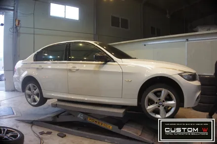 BMW 320D 441M  블랙유광 휠도색 작업 입니다.! 분당 용인 수입차 BMW 휠수리 휠도색 커스텀W / 용인 처인구