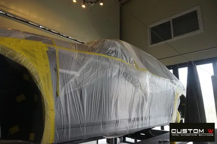 BMW F10 530D 437M 고스트 크롬 휠도색 블랙 캘리퍼 도색. / 용인 처인구