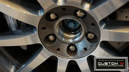 벤츠 S63 AMG 카브리올레 무광 블랙 실버 투톤 휠도색. / 용인 처인구