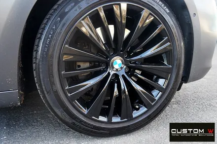 BMW 5GT 블랙유광 휠 도색 / 용인 처인구