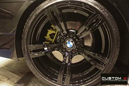 BMW F10 530d M5 st 20인치 휠 상처 수리 후 블랙유광 휠도색 / 용인 처인구