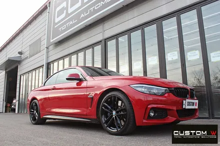 BMW 430i 컨버터블 휠 상처 수리 후 블랙유광 휠도색 / 용인 처인구