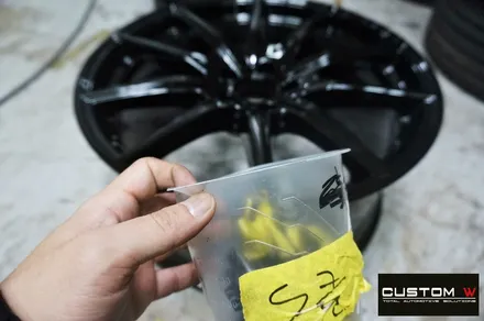벤츠 S450 쿠페 블랙유광 휠도색 + 레드 캘리퍼 도색 / 용인 처인구
