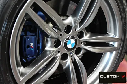 BMW 530d 휠 상처 수리 후 고스트 크롬 휠도색 / 용인 처인구