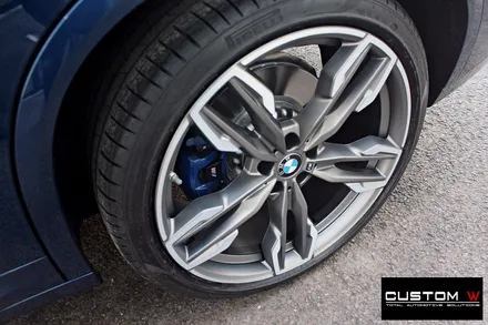 BMW X4 M40i 휠 상처 수리 후 다이아몬드 컷팅 휠복원 / 용인 처인구