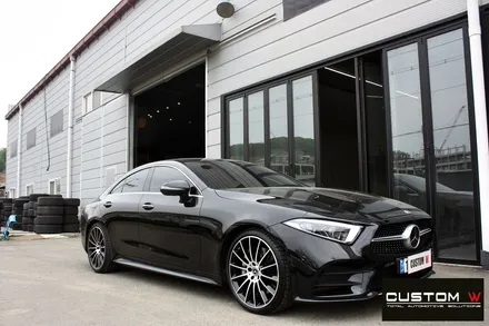 벤츠 CLS450 20인치 마차휠 휠 상처 수리 후 다이아몬드 컷팅 휠 복원 / 용인 처인구
