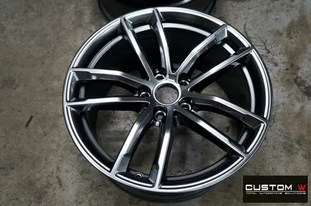 BMW G30 530i 662M 휠 상처 수리 후 고스트 크롬 휠도색 / 용인 처인구