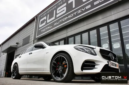 벤츠 E53 AMG 블랙 실버 투톤 유광 휠도색 / 용인 처인구