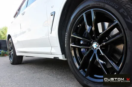 BMW X4 20d 블랙유광 휠도색 / 용인 처인구