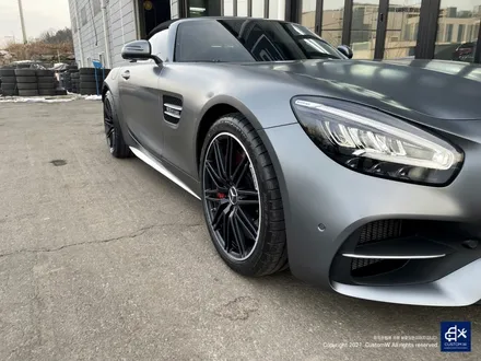 벤츠 GTC AMG 블랙실버 무광 투톤 휠도색 / 용인 처인구