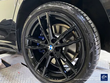 BMW G20 320d 투어링 791M 휠수리 후 블랙유광 휠도색 / 용인 처인구