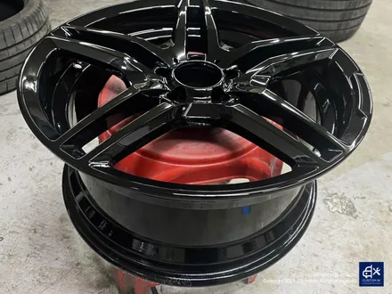 벤츠 W205 C200d 휠수리 후 블랙유광 휠도색 + 레드 캘리퍼 도색 / 용인 처인구