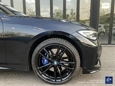 BMW G20 330e 휠수리 후 블랙유광 휠도색 / 용인 처인구