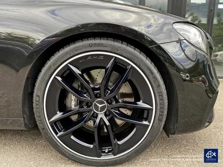 벤츠 E53 AMG 휠수리 후 매트 블랙 실버 투톤 휠도색 / 용인 처인구