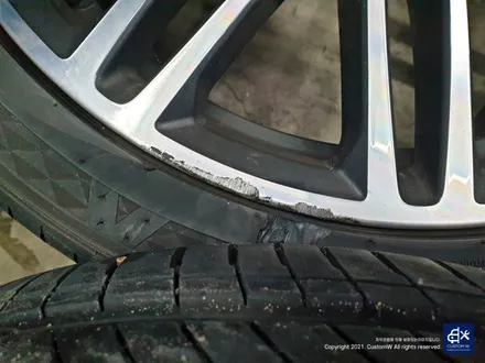 BMW G30 530e 664M 휠수리 후 블랙유광 휠도색 / 용인 처인구