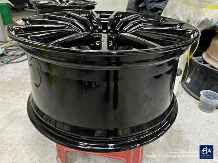 벤츠 GT43 AMG 휠수리 후 블랙유광 휠도색 / 용인 처인구