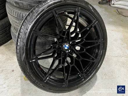 BMW M4 컴페티션 826M 휠수리 후 블랙유광 휠도색 / 용인 처인구