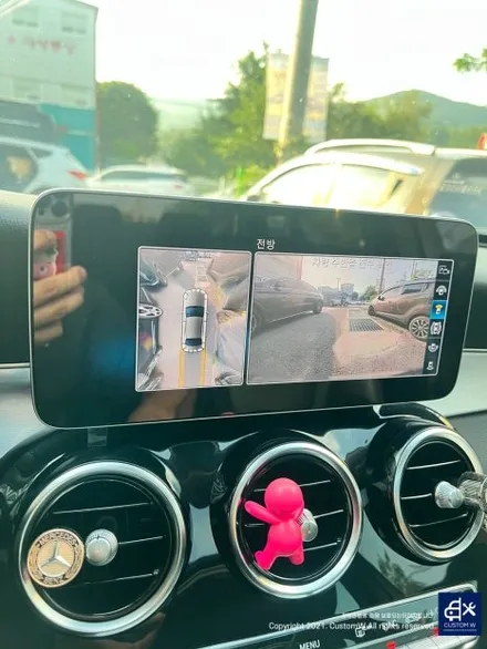 벤츠 W205 C220d 반자율주행 옵션설치, 360도카메라 어라운드뷰 옵션설치. / 용인 처인구