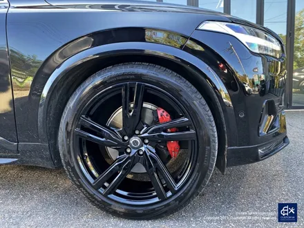 볼보 XC90 휠수리 후 블랙유광 휠도색 / 용인 처인구