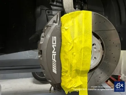 벤츠 GLE53 AMG 블랙 유광 휠도색 그리고 레드 캘리퍼 도색까지_! 완벽한 컬러 밸런스_! / 용인 처인구