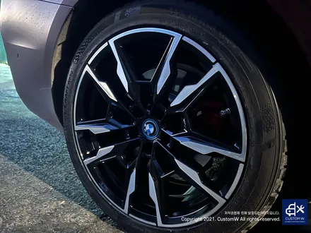 BMW I4 M50 휠 상처 수리 후, 다이아몬드 커팅 복원 / 용인 처인구