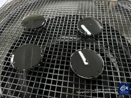 벤츠 GLB35 AMG 하이그로시 블랙 (유광 블랙) 휠 도색 작업으로 확 달라진 느낌 적인 느낌?! / 용인 처인구