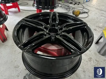 감동적인 후기글을 작성해 주신 고객분의 차량/ 벤츠 E220D 카브리올레 19인치(일명 AMG 별휠) 블랙 유광 휠도색 (feat. 보험 긴급 출동 서비스를 이용한 캐리어 카 입출고) / 용인 처인구