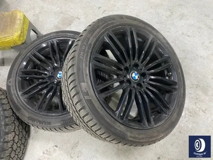 BMW 530i 664M 휠 상처 수리 후, 블랙유광 휠 복원 도색 / 재방문 / 용인 처인구