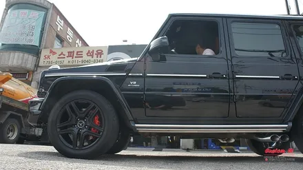 벤츠 G63(지바겐) AMG 맷블랙 휠도색으로 더 묵직한 남자의 차로 만들다. / 용인 처인구