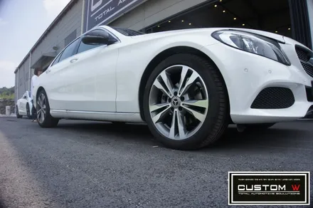 메르세데스 벤츠 W205 C200 다이아몬드컷팅 휠수리. / 용인 처인구