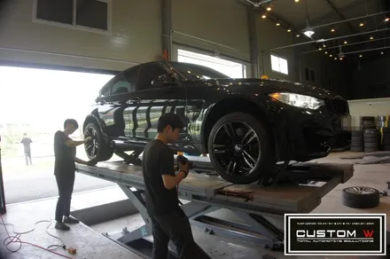 잘못된 휠수리로 고생하신 고객분.. BMW F80 M3 437M 휠복원 작업. / 용인 처인구
