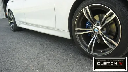 BMW F30 320d 극혐주의! 심각한 수준의 녹과 부식의 캘리퍼 블루 캘리퍼도색. / 용인 처인구