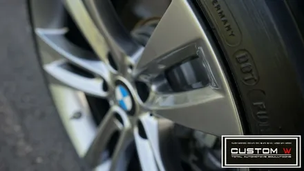 BMW 420d 그란쿠페 18인치 스포츠휠 휠 상처수리 후 고스트크롬 휠도색. / 용인 처인구