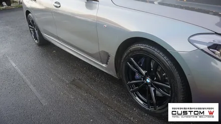 BMW 6GT 블랙유광(하이그로시블랙) 휠도색. / 용인 처인구