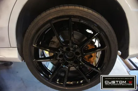 벤츠 C43AMG & E400쿠페 블랙유광 휠도색,캘리퍼도색.! / 용인 처인구