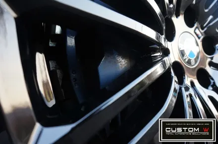 BMW G30 530i 664M 블랙유광(하이그로시 블랙) 휠도색 작업.! / 용인 처인구