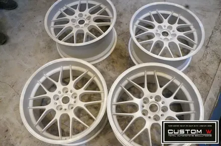 BMW E92 M3 잘못된 휠수리도색이력 박리후, 블랙유광 휠도색 그리고 레드 캘리퍼도색 작업까지.! 커스텀W / 용인 처인구