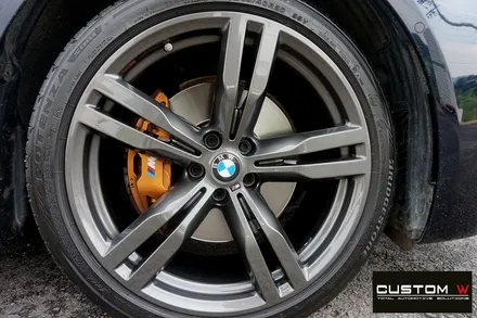 재방문 주신 고객. BMW G12 740LI 휠 상처 수리 후, 건메탈 휠복원 도색. / 용인 처인구
