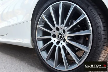 벤츠 C220d 마차휠 다이아몬드 컷팅 휠복원 / 용인 처인구