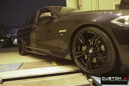 BMW F10 530d M5 st 20인치 휠 상처 수리 후 블랙유광 휠도색 / 용인 처인구