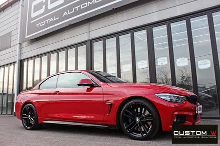 BMW 430i 컨버터블 휠 상처 수리 후 블랙유광 휠도색 / 용인 처인구