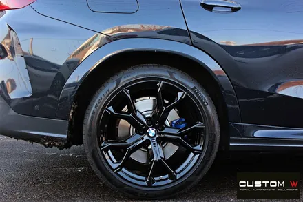 BMW 신형 X6 ( G06 ) 30d 21인치 휠 상처 수리 후 블랙유광 휠도색 / 용인 처인구