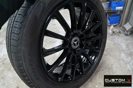벤츠 GLC300 마차휠 블랙유광 휠도색 / 용인 처인구