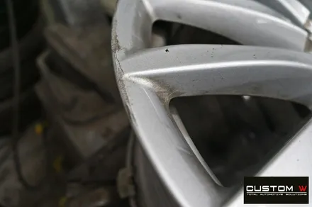 BMW G12 730Ld 휠 상처 수리 후 실버 휠복원 / 용인 처인구