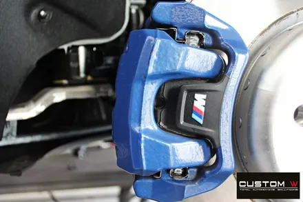BMW G02 신형 X4 M40i 21인치 블랙유광 휠도색 + M 스포츠 브레이크 레드 캘리퍼 도색 / 용인 처인구
