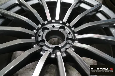 벤츠 GT43 AMG 휠 상처 수리 후 다이아몬드 컷팅 휠복원 / 용인 처인구